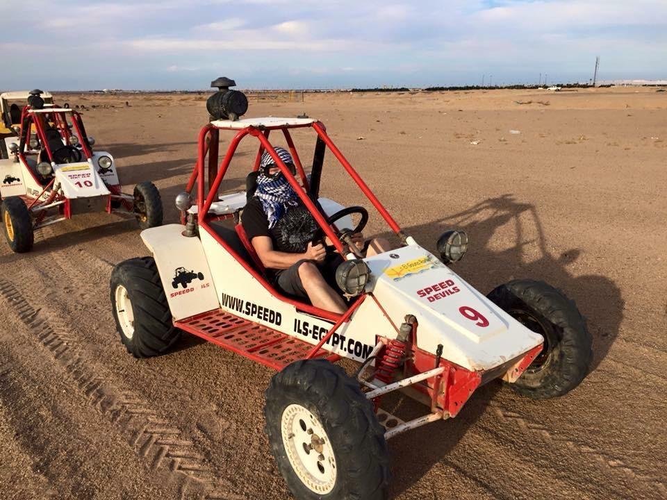 sunset trip by dunes buggy El gouna